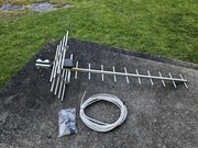 Antena kierunkowa DVB-T zewnętrzna, akcesoria kabel