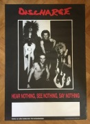 Discharge 1986 duży plakat koncertowy 