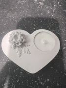 Świecznik w kształcie serca