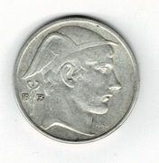 BELGIA 20 franków  1953 srebro 0,835 KRÓL BALDWIN I