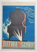 Oryginalny plakat BITWA O SZYNY Tomaszewski 1947 