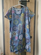 Sukienka UNISONO M/L bawełniana bombka z krótkim rękawem made in Italy