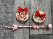 Komplecik agrafka plus zawieszka 