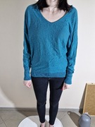 Stradivarius Sweter Zielony Oversize Rozmiar S