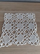 Serwetka serwetki szydełkowe rękodzieło niepowtarzalne cacko 20x20