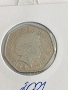 Wielka Brytania 50 pence 2001