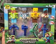 Klocki duże figurki Minecraft 8cm kompatybilne z Lego Minecraft 