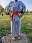 Kimono karate rozmiar 158 + pomarańczowy pas