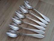 POSREBRZANE ŁYŻECZKI DO HERBATY HEFRA FRAGET KSIĘSTWO WARSZAWSKIE