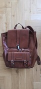 The Bridge Brązowy skórzany plecak