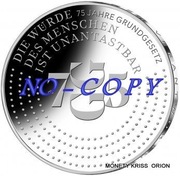 20 Euro -2024 - Niemcy- 75 L. Ustawa Zasadnicza - Ag925 + Prezent