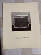 1972 Lincoln continental mark IV prospekt big