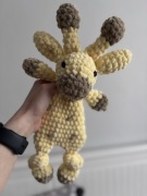 Żyrafa na szydełku, handmade pluszak