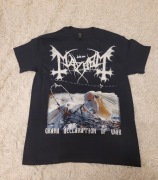 Czarna koszulka męska Mayhem Grand Declaration of War rozmiar M