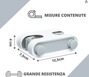 Uchwyt wieszak na szczotki mopy organizer