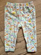 Nutmeg legginsy wiosenne wielkanocne króliczki kolorowe białe 68