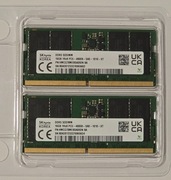 Hynix DDR5 SODIMM 2x16GB, 4800, używana 