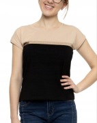 Czarno-beżowa bluzka Moraj 38