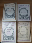 BIBLIOTEKA NARODOWA Molier Wichrowe wzgórza Stara baśń Dzieje przygód Józef