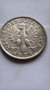 1 złoty 1925 srebro 