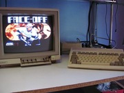 Stary Komputer Commodore Amiga 600 + zasilacz dżojstik i myszka