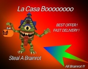 Roblox Steal A Brainrot La Casa Boo 300m/s NAJTANIEJ !
