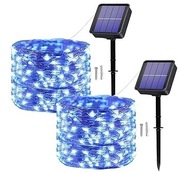 Oreunik Solarne Lampki Ogrodowe,2 x 120 LED, Wodoodporne Zewnętrzne