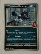 Team rocket's Murkrow 127/182 Karta POKEMON TCG Scarlet & violet DR