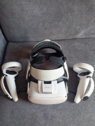 Gogle Oculus Quest 2 + BOBOVR headstrap + akcesoria (stan bdb, komplet)