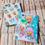 Toca Boca zestaw świąteczny. Książeczka na rzepy Toca Boca domek i szafa