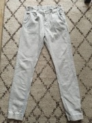 Szare jeansowe joggery S jak 164 cm
