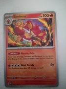Simisear 021/182 Karta POKEMON TCG Scarlet & violet Paradox rift