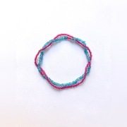 Zestaw 2 bransoletek - mini koraliki