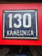 Tabliczka / Numer domu - PRL lata 60-te