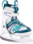 K2 Łyżwy dziewczęce Annika Ice Ltd, białe - niebieskie