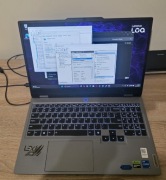 Laptop Gamingowy Lenovo legion 5 slim i5 12450hx rtx 4050 24gb ram!!