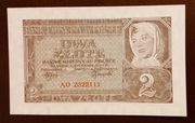 2 zł złote 1941 r. - seria AD 2022111 -  stan 1 