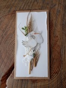 Kartka ręcznie robiona (narodziny)