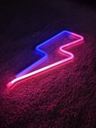 Piorun neon - USB/baterie x3