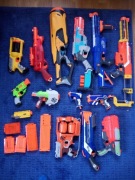 Nerfy kolekcja - różne serie