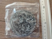 Medal Feniks i Smok, Duży, Yin Yang 80mm