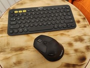 Zestaw Bluetooth Klawiatura Logitech K380 + Mysz Logitech M720 Triathlon