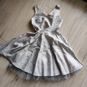 High Style srebrna sukienka 36 S