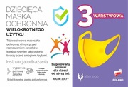 Dziecięca maska ochronna na twarz (10-14 lat)