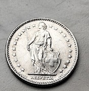 Szwajcaria 2 Franki 1968 r