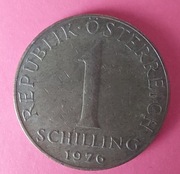 Moneta Austria 1 szyling austriacki (1 Schilling) 1976