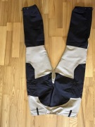 SPODNIE TREKKINGOWE HELDRE roz-M stalowe z beżowym streczem,88-92 pas