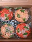 Bombki hand made medaliony 4 szt