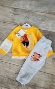 Zara komplet żółty dresowy w misie 86cm