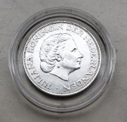 Holandia 2 1/2 Guldena 1961 r Julia srebro 